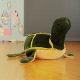 PlushyOnline's Baby Turtle Green Soft Toy for Kids 1+ Yrs - 35 cm