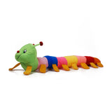 PlushyOnline's Caterpillar Multicolour Soft Toy for Kids 1+ Yrs - 65 cm