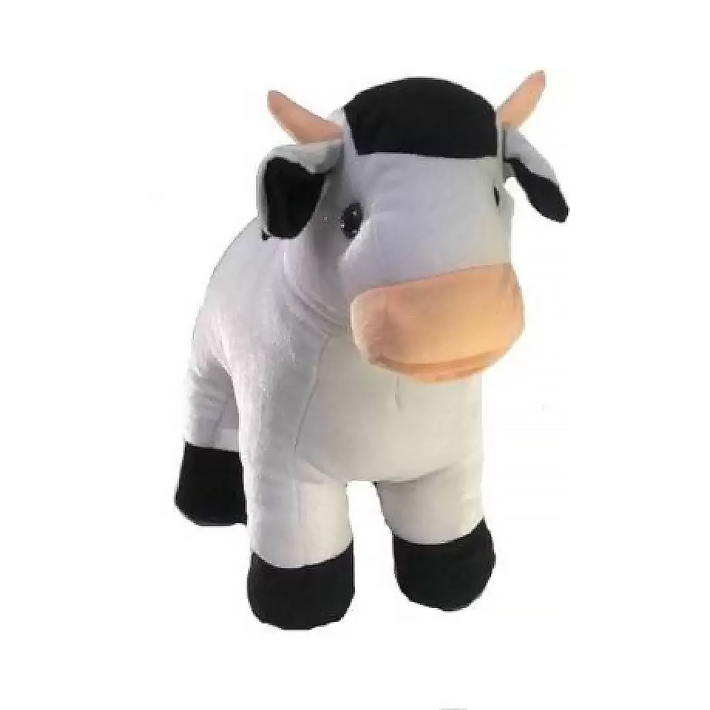 PlushyOnline's Cow White Soft Toy for Kids 1+ Yrs - 25 cm