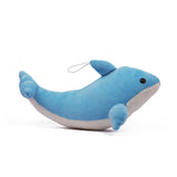 PlushyOnline's Dolphin Blue & White Soft Toy for Kids 1+ Yrs - 30 cm