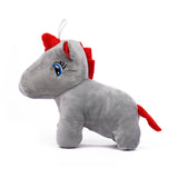PlushyOnline's Unicorn Gray Soft Toy for Kids 1+ Yrs - 25 cm